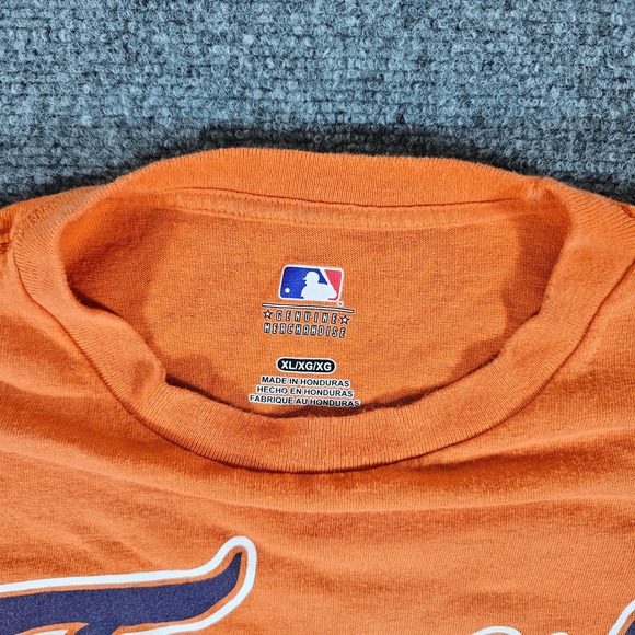 MLB Detroit Tigers Miguel‎ Cabrera #24 Orange T-Shirt Mens XL Baseball Flaws - Picture 2 of 7